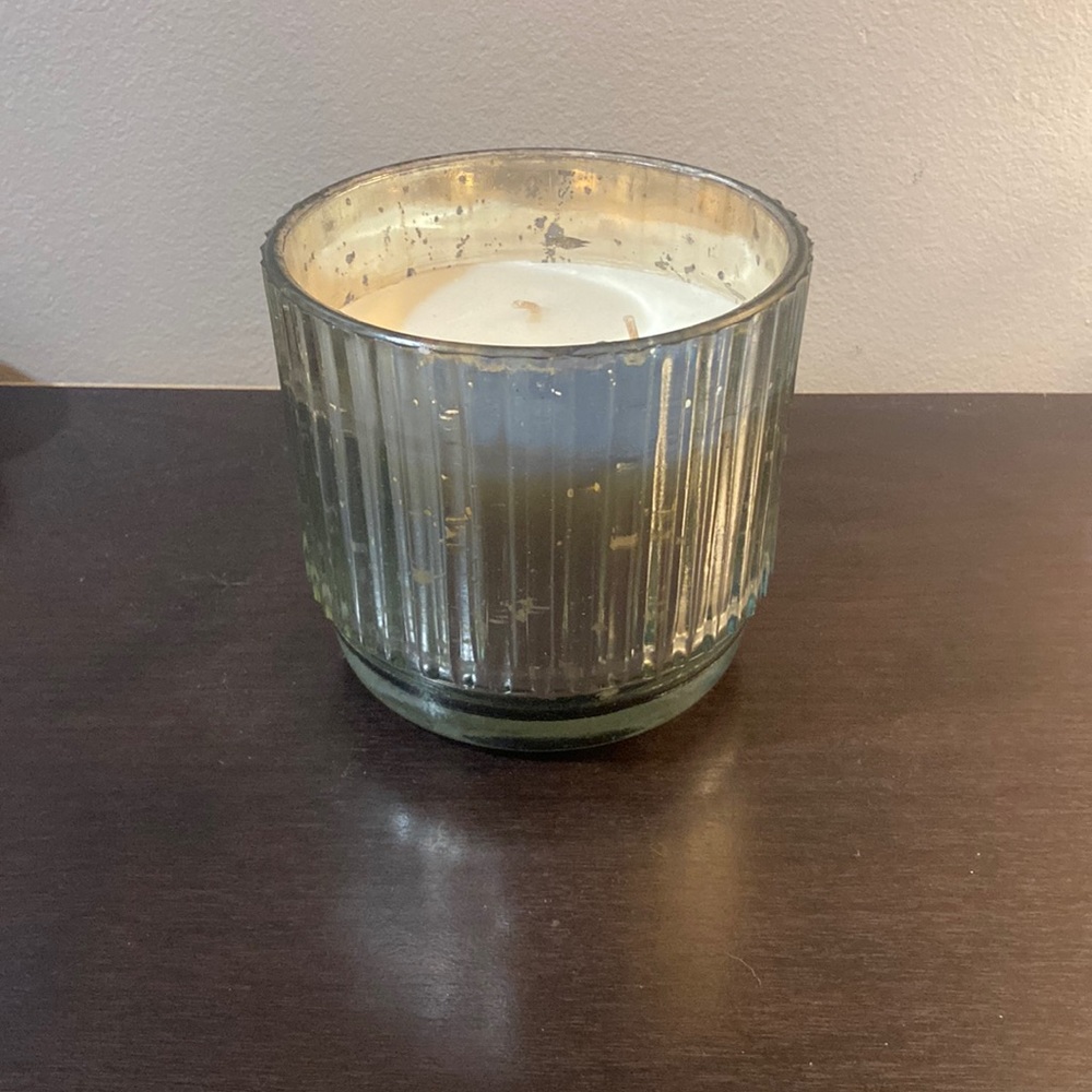 West Elm Mercury Glass Candle